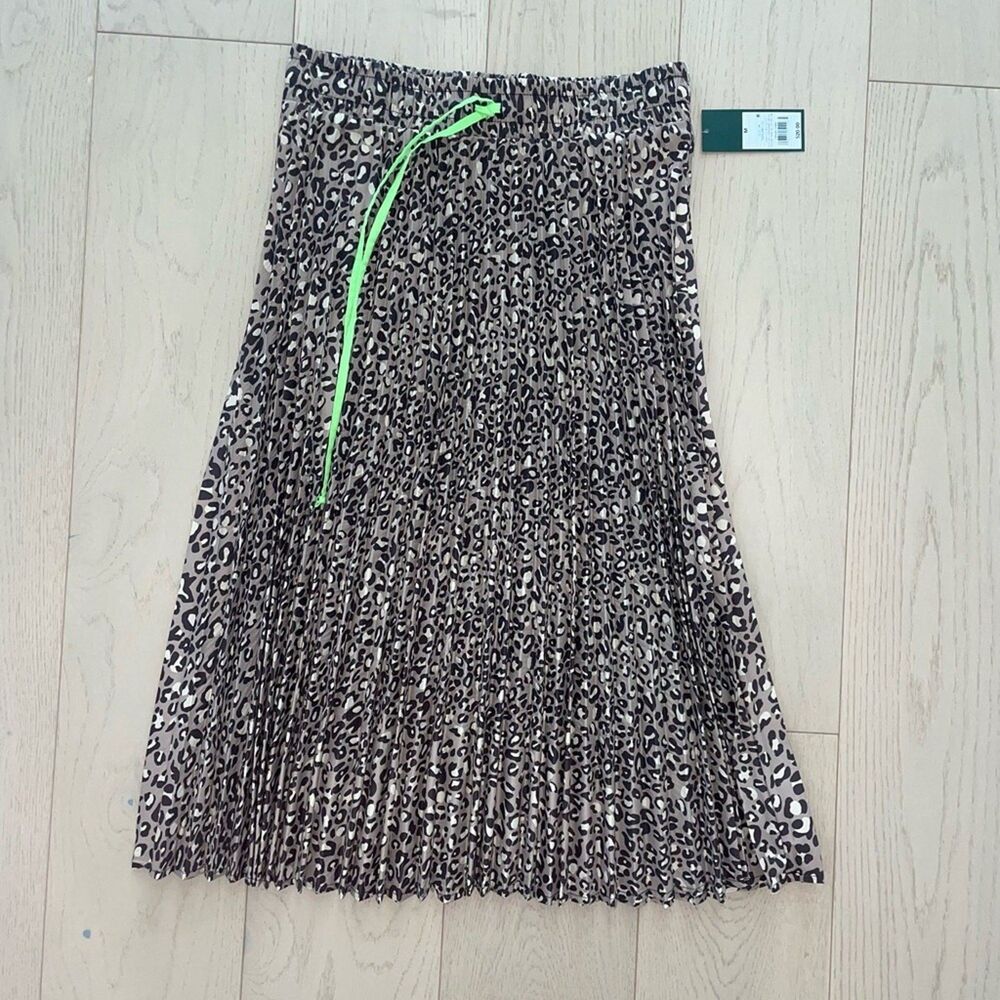 Wild Fable Cheetah Print Pleated Skirt - NWT